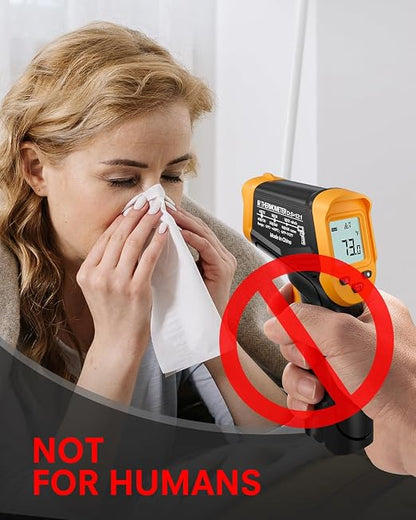 Eventek Infrared Thermometer Gun, -58°F to 1112°F Laser Thermometer Temperature - Image 7