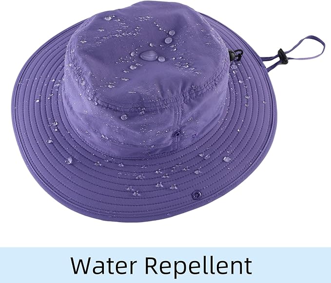 Connectyle Sun Hat for Men Women Outdoor UV Protection Safari Hat for Fishing Hiking Gardening Breathable Cowboy Hat UPF50