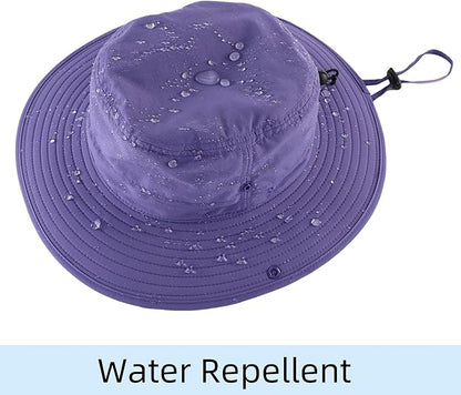 Connectyle Sun Hat for Men Women Outdoor UV Protection Safari Hat for Fishing Hiking Gardening Breathable Cowboy Hat UPF50