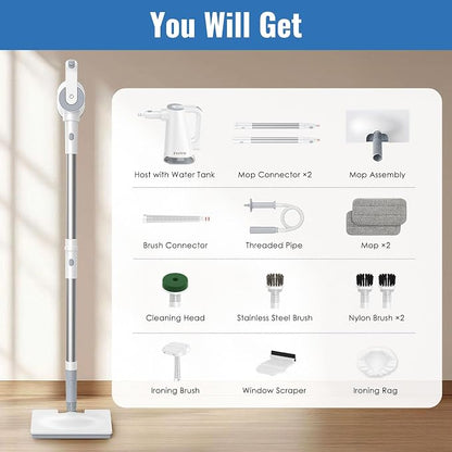FEPPO Steam Mop & Handheld Steam Cleaner - Image 9