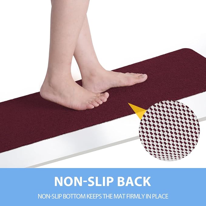 Non-Slip Bathtub Mat, 2 Pack Anti Slip Shower Mat, Fast Drying Bathtub Mats - Image 3