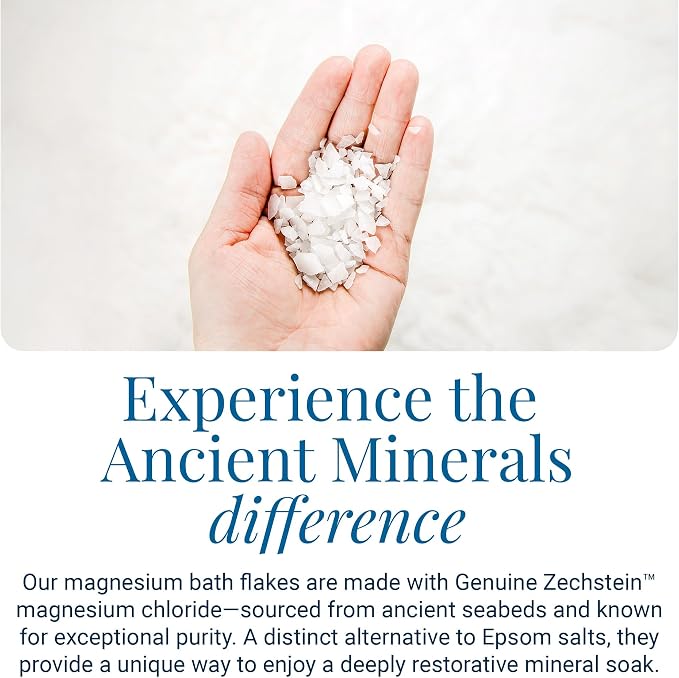 Ancient Minerals Magnesium Bath Flakes of Pure Genuine Zechstein Chloride - Image 5