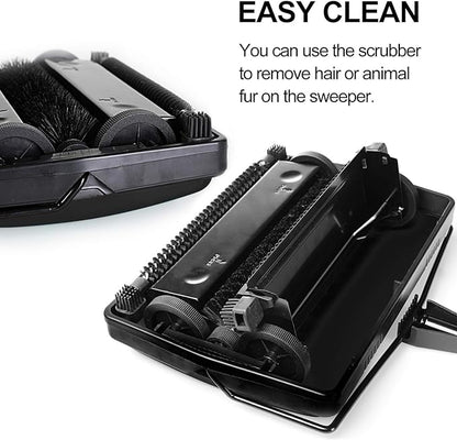 Yocada Carpet Sweeper Cleaner for Home Office Low Carpets Rugs Undercoat - Image 4