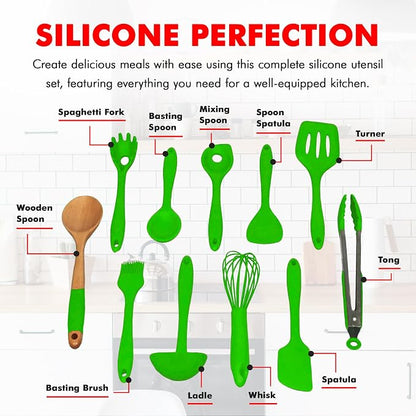 Chef Craft Premium Utensil Set Kitchen, 11 Piece Set - Image 4