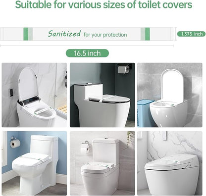 Germiwipe Printed Toilet Seat Bands, Toilet Strips, Hotel Essentials Paper - Image 2
