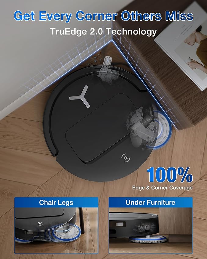 ECOVACS DEEBOT T50 PRO Omni Robot Vacuum and Mop, 3.19” Ultra-Slim, 000Pa - Image 3