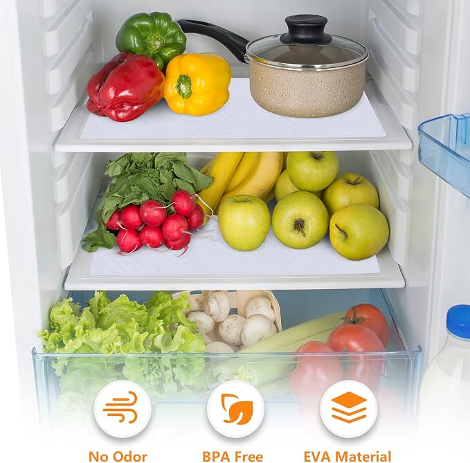 Shelf Liners for Kitchen Cabinets Refrigerator Liners Waterproof Kitchen - Image 5