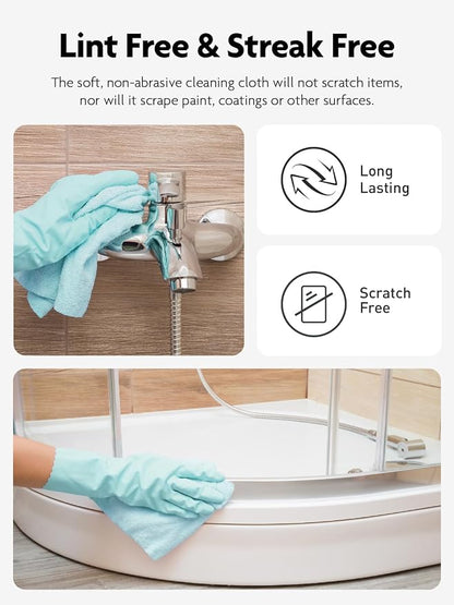 Fantasticlean Microfiber Cleaning Cloth Roll -40 Pack, Tear Away Microfiber - Image 5