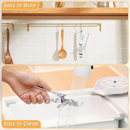2 Pack Can Opener Manual, Safety Commercial Smooth Edge Can Opener, Heavy Duty - Image 6