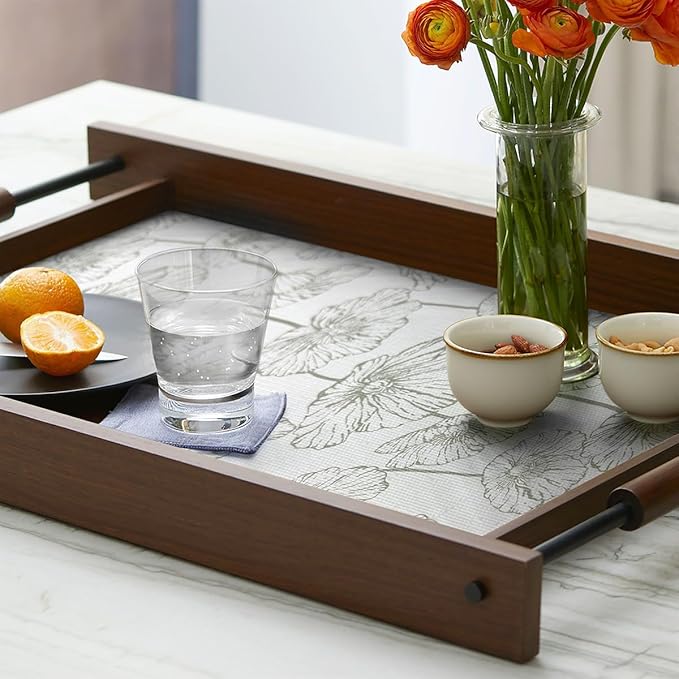 Shelf Liner for Kitchen Cabinets Non-Adhesive Cabinet Liner, Non-Slip Drawer - Image 5