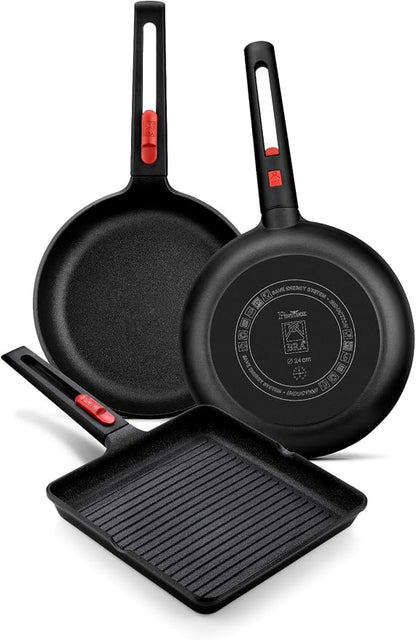 BRA COOKWARE Infinity 2-Piece Nonstick Frying Pan Set | 8 & 10.2 Inch Cast - Image 10