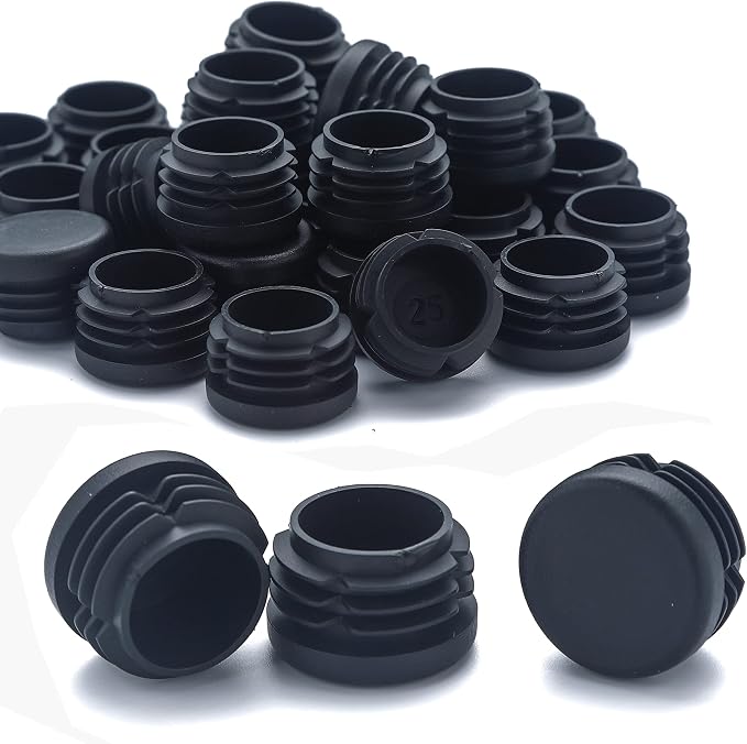 Furnigear Plastic Plugs Tubing End Caps Chair End Caps 7/8" Outside Bottom by Furnigear