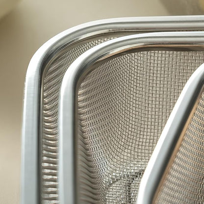 18/8 Stainless Steel Fine Mesh Strainer Basket - Image 4