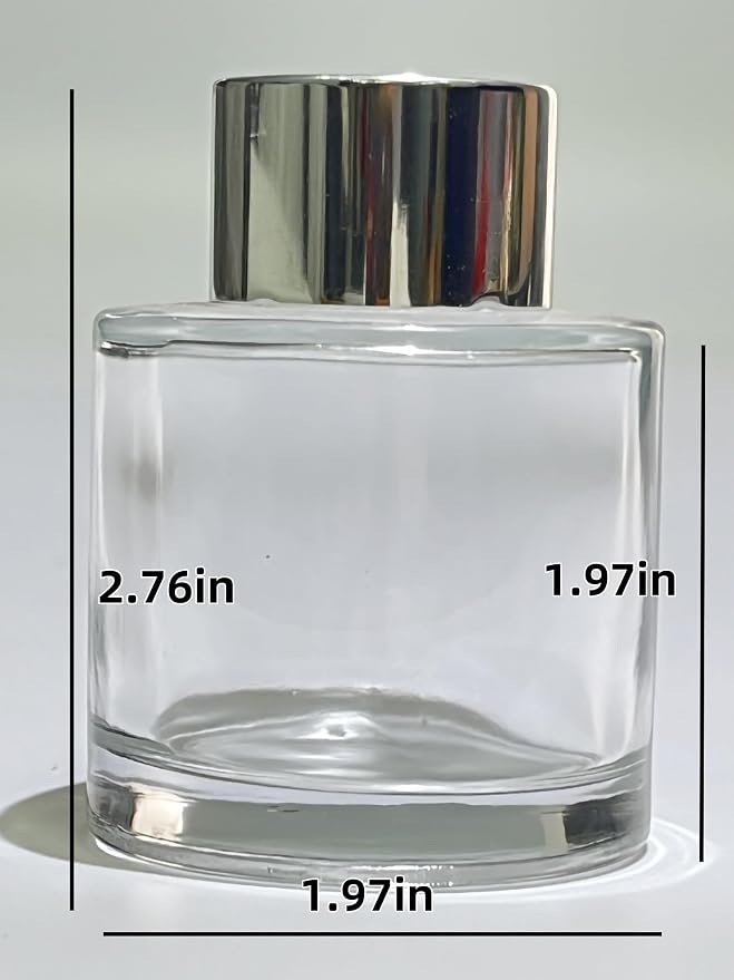 4PCS Reed Diffuser Bottles Empty, Diffuser Bottle Capacity 50ml Diffuser Stick - Image 2