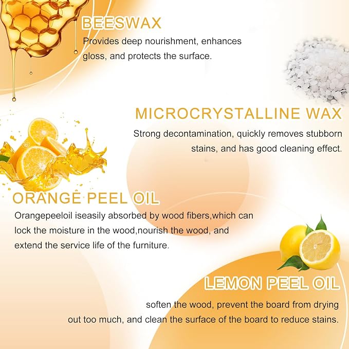 2Pcs Natural Beeswax Care Spray & Restorer, 2025 New Bees Wax Furniture Polish - Image 5