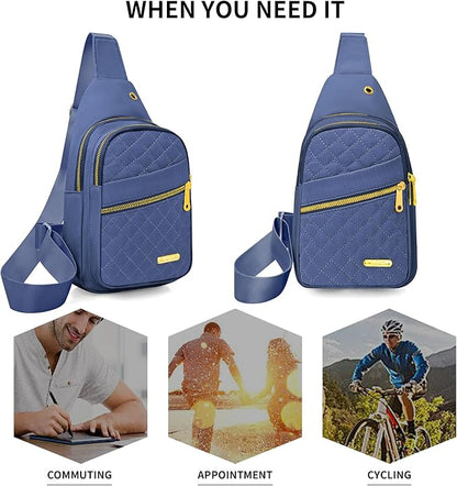 Small Sling Bag For Women Men Casual Crossbody Sling Backpack