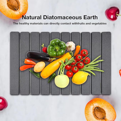 Large Diatomite Kitchen Counter Drying Mat – 24”x16”, Aesthetic Stone Mat - Image 5