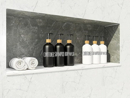 Shampoo and Conditioner Dispenser Set - Image 4