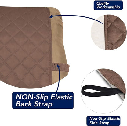 PureFit Reversible Quilted Sofa Cover, Water Resistant Slipcover Furniture - Image 3