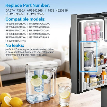 Upgraded DA97-17395A Water Pitcher Reservoir Compatible - Image 6