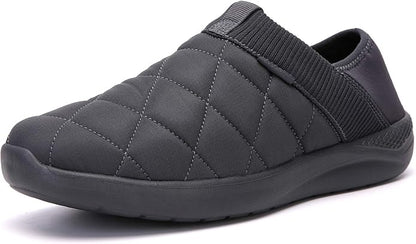 KUBUA Slippers for Men and Womens Indoor House Shoes Plush Slip on Outdoor by KUBUA