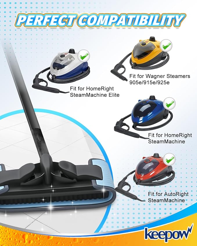 KEEPOW Reusable Microfiber Mop Pads Compatible - Image 2