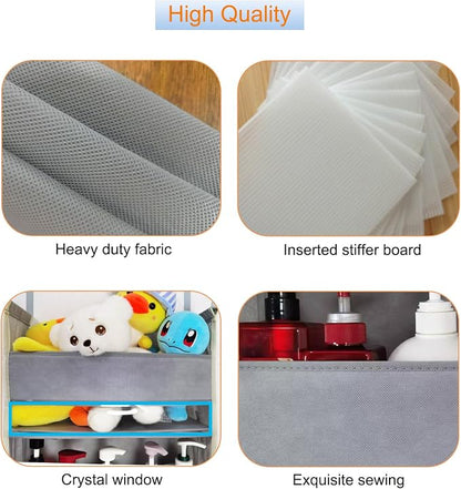 Extra Large Over The Door Organizer Storage 5-Shelves and 10 Side Pockets - Image 3