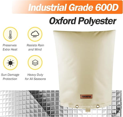 TOHONFOO Backflow Preventer Pipe Insulation Cover - Image 6