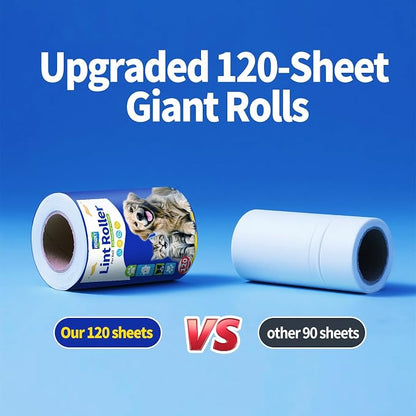 lint Rollers for pet Hair Extra Sticky Heavy Duty Lent Roller for Dog and Cat - Image 6