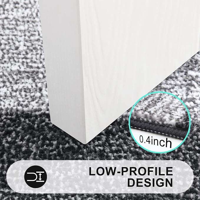 Kitinjoy Indoor Outdoor Door Mat, 59x36 Non-Slip Absorbent Dirt Trapper - Image 4