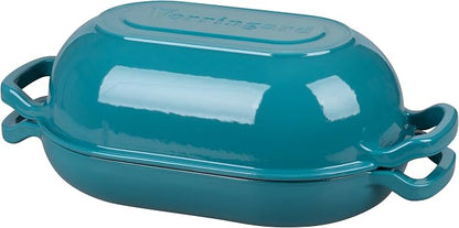 VORRINGARD Enameled Cast Iron Sourdough Bread Oven, Dutch Oven, Loaf Cast Iron - Image 8