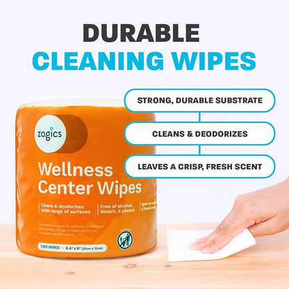 Zogics Wellness Center Cleaning Wipes – Gym Wipes - Image 4