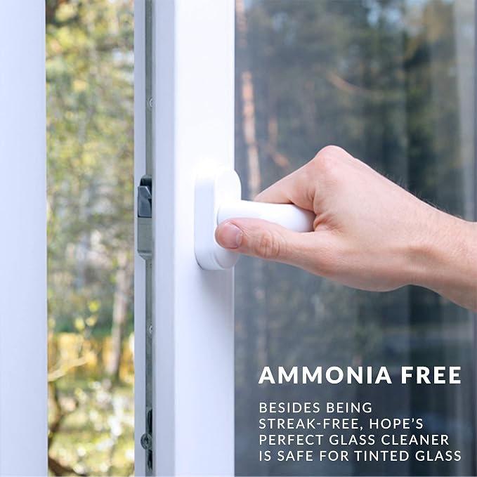 HOPE'S Perfect Glass Cleaner Spray, Streak-Free, Ammonia-Free Window, Tinted - Image 6