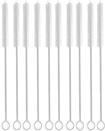 Long Straw Brush, Nylon Flexible, Reusable Pipe Tube Cleaner 12-ihch X 2/5-inch by DESIN