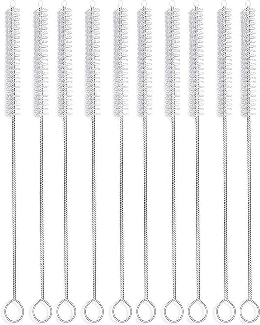 Long Straw Brush, Nylon Flexible, Reusable Pipe Tube Cleaner 12-ihch X 2/5-inch by DESIN