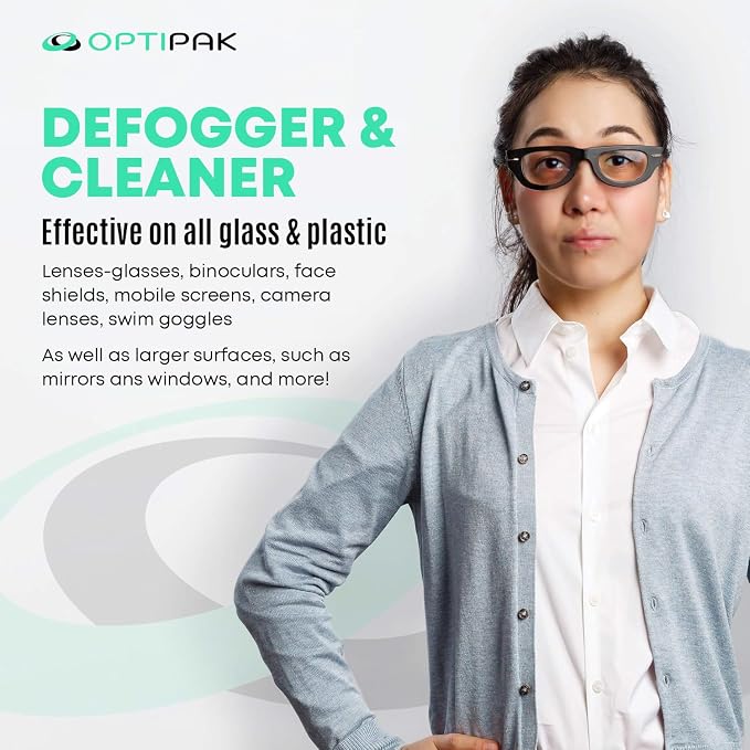 Anti Fog Wipes for Glasses, Binoculars, Face Shields, Ski Masks or Swim Goggles - Image 4