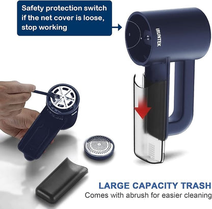 iRUNTEK Rechargeable Fabric Shaver & Lint Remover｜3-Speed Lint Shaver - Image 6