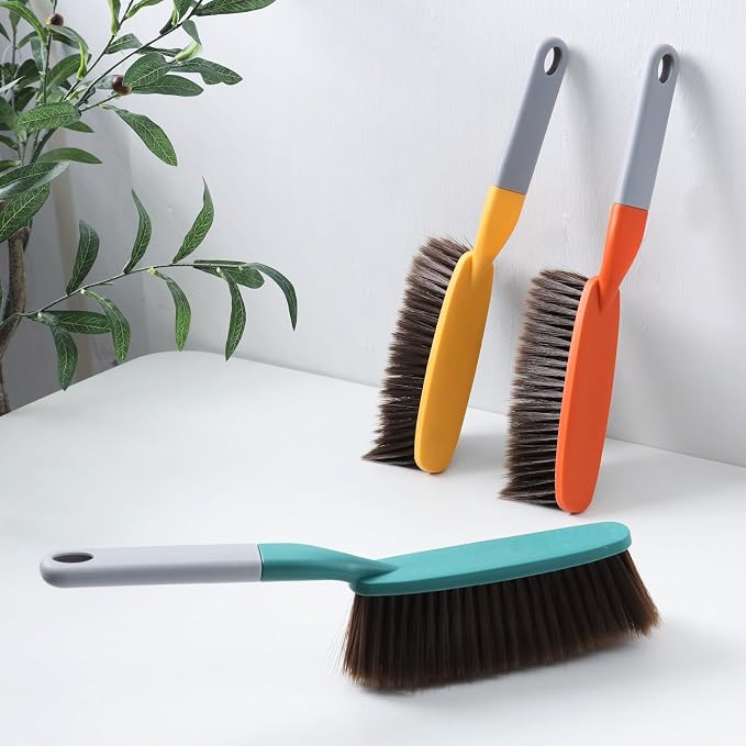 3 Pack 15" Soft Bristle Bed & Counter Cleaning Brush, Dusting & Crumb Debris - Image 6