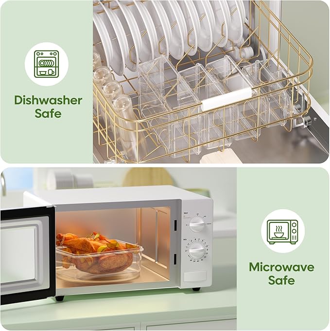 KEMETHY 44-Piece Food Storage Containers - Image 4