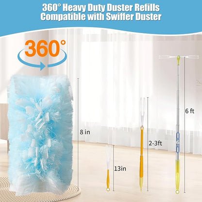 40 Count 360° Heavy Duty Duster Refills Compatible - Image 2
