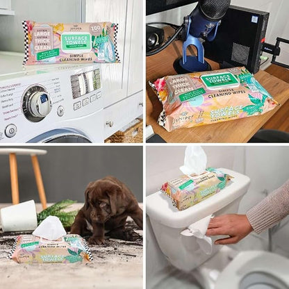 3 Packs Surface Cleaning Wipes Bleach Free, Thick & Large Dispose, All-Purpose - Image 4