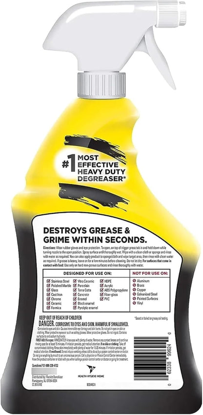 Easy-Off Heavy Duty Degreaser Cleaner Spray, Kitchen Degreaser, 32 Oz - Image 2