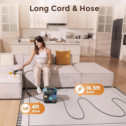 DEVOAC C8 Portable Carpet Upholstery Spot Cleaner Machine - Image 8