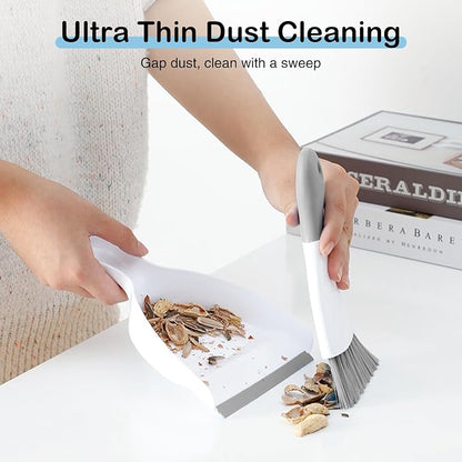 NACENA Mini Dustpan and Brush Set, Small Broom and Dustpan Set Dust Pan and - Image 6