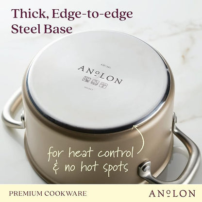 Anolon Ascend Hard Anodized Nonstick Saucepan/Saucepot and Lid - Image 6