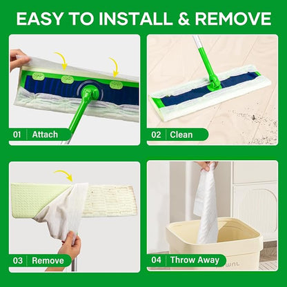 ‌60 Pack Dry Sweeping Cloths for Swiffer Sweeper XL Replacement - Image 6