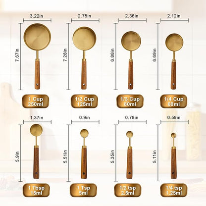 Premium Stainless Steel Measuring Cups and Spoons Set - Image 7
