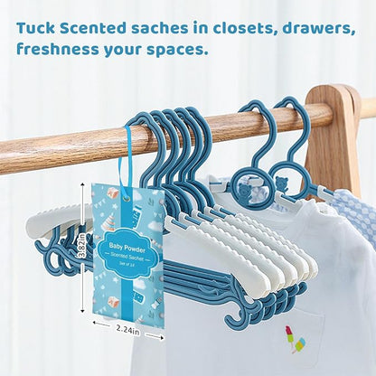 SCENTORINI Scented Sachets for Drawers and Closets, Baby Powder Scent 14 Pack - Image 9