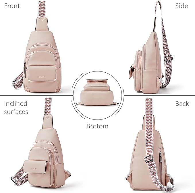 Sling Bag Crossbody Bags for Women Small Cross Body Bag Fanny Packs Chest Sling Purse for Daily Travel Leisure Sport