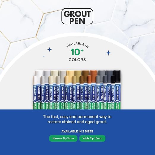 Grout Pen Ivory Tile Paint Marker: Waterproof Grout Paint, Tile Grout Colorant - Image 9